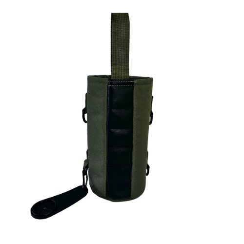 Green Magnetic Oxford holder for water bottles, phone and towels – perfect for gym use on metal racks