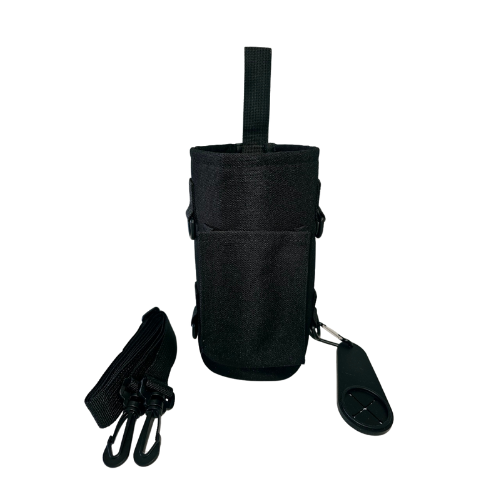 Black Magnetic Oxford holder for water bottles, phone and towels – perfect for gym use on metal racks