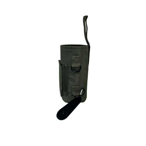 Green Magnetic Oxford holder for water bottles, phone and towels – perfect for gym use on metal racks